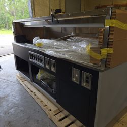 We're selling a warm food showcase