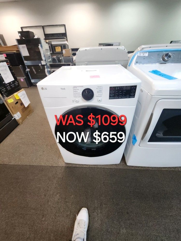 7.4 Cu. Ft. Ultra Large Capacity Smart Front Load Energy Star Electric Dryer With Sensor