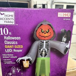 Halloween Airblown Inflatable 10 Ft Reaper