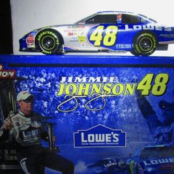 Jimmie Johnson 2002 #48 Lowe's California Win Raced Version With Box 1st Career Win 