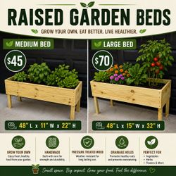 New Raised Garden Bed Planters