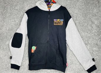 Marvel Hoodie Adult Small Halloween Avengers Disney Candy Lollipop Full Zip