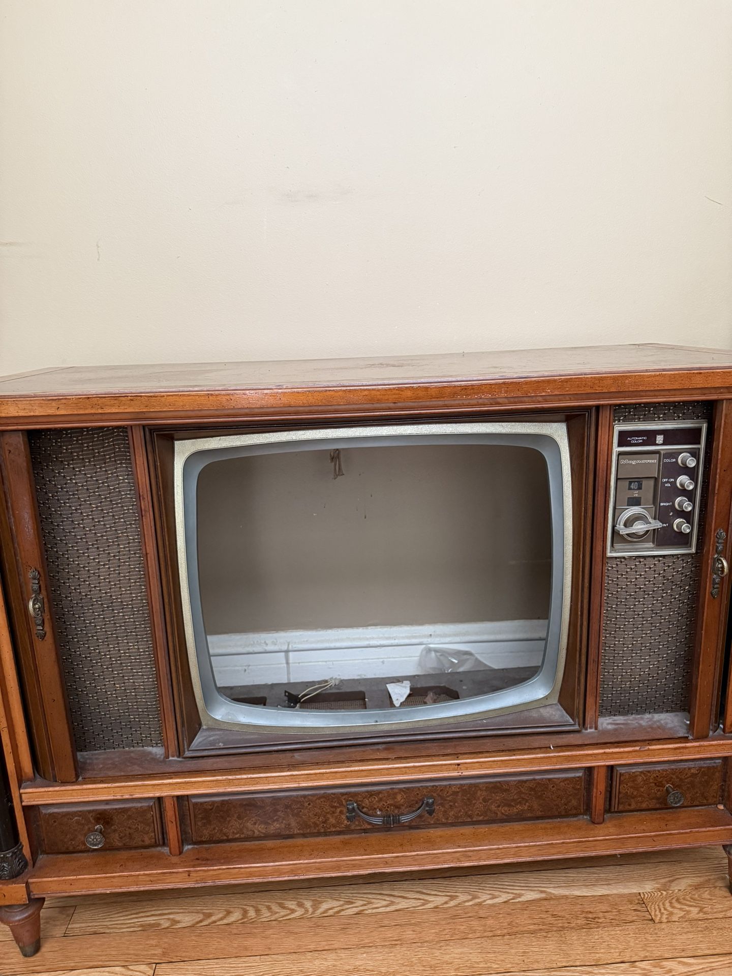 Vintage Wood Magnavox TV Cabinet