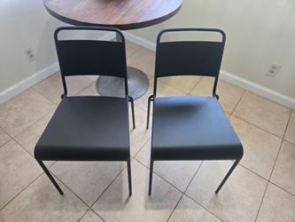 Crate and Barrel CB2 Metal Dining Chairs