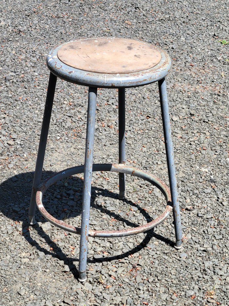 Vintage Shop Metal Stools  *located in Shelton 