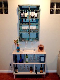 Bar Cart And Wine Rack