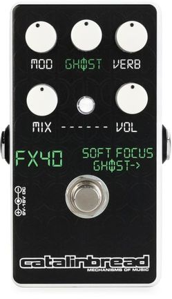 Soft Focus Ghost Shoegaze Reverb Pedal with Phase Shifter Modulation Chorus