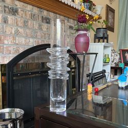 Glass Tall Vase 