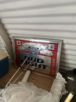 Bud Light Metal Sign