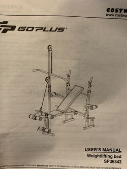 “New” GoPlus Weightlifting Bench