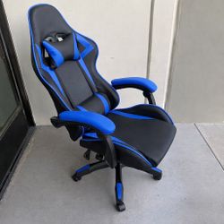 New In Box $80 Each Red Or Blue Accent Gaming Game Gamer Office Computer Chair Recline Reclinable Adjustable Height 