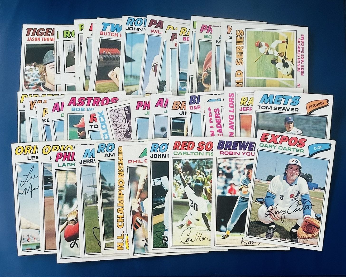 1977 Topps Baseball Card Lot - HOF, All Stars, Rookies
