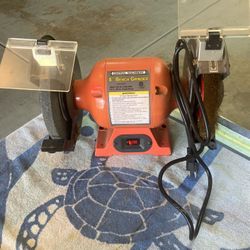 Practically New Hardy Used Bench Grinder.