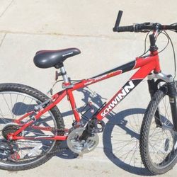 Nice Rare 24" Red Schwinn Mountain Bike 