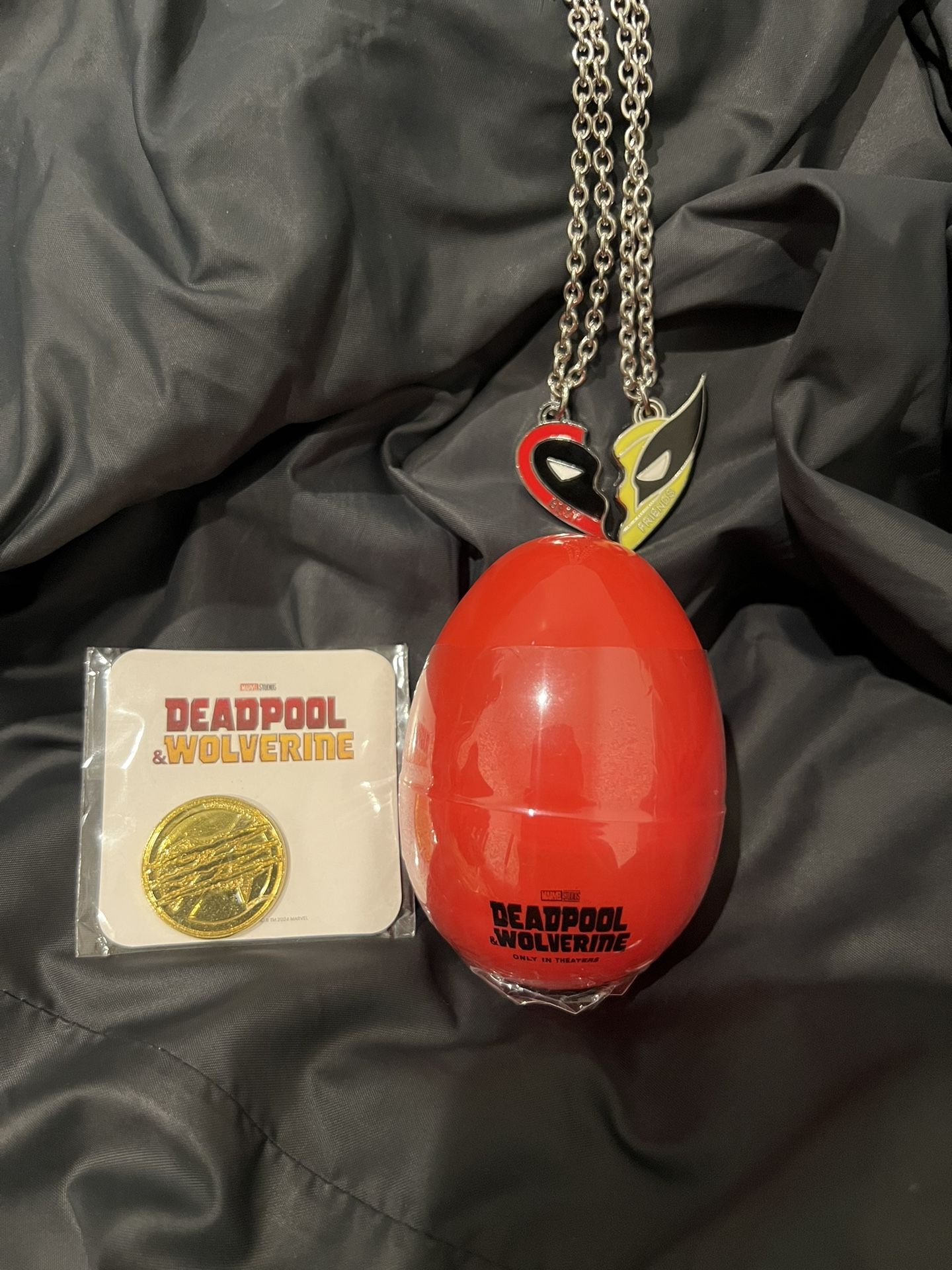 Deadpool & Wolverine Friendship Necklace from Claw Machine w/AMC token