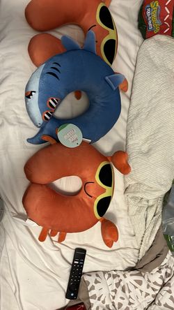 new neck pillows bedw  crabs port shark $5 each