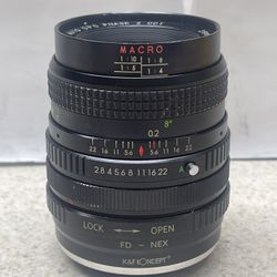 Macro 28 Mm Auto And W/ Xtensor K&f Concept Great Condition Working Perfect 