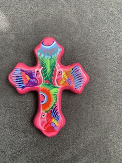 Talavera cross magnet 3 inches