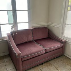 Small Couch — Pink And Blue