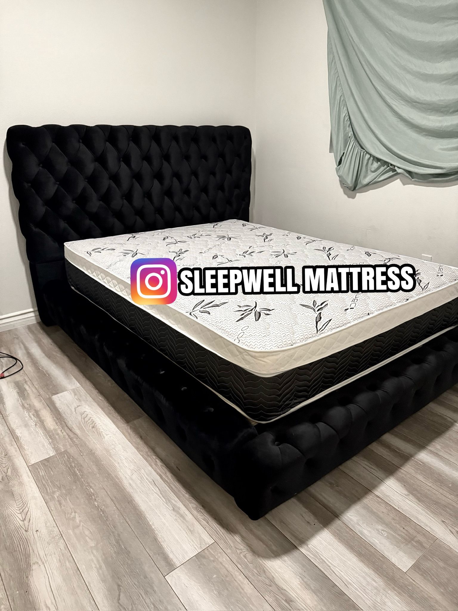 New Queen Bed Frame With Mattress