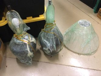 2 Large Table Lamps $25 for the pair!