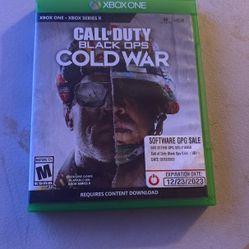 Call Of Duty Cold War For Xbox One And Series