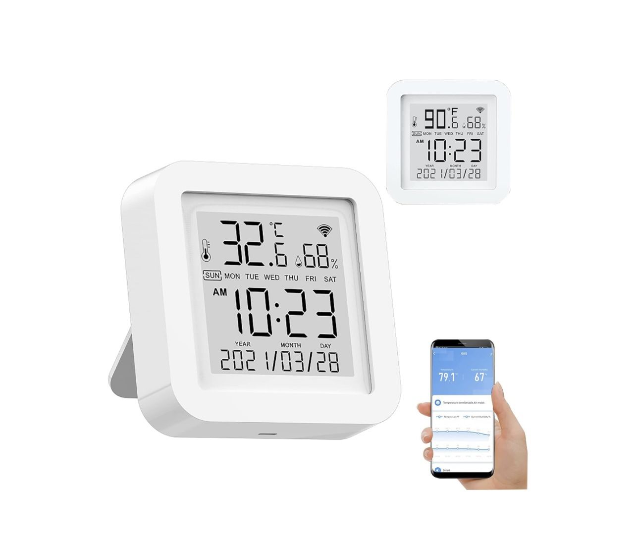 Smart WiFi Temperature & Humidity Sensor
