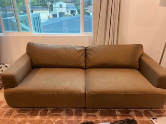 Living Spaces Brown Couch