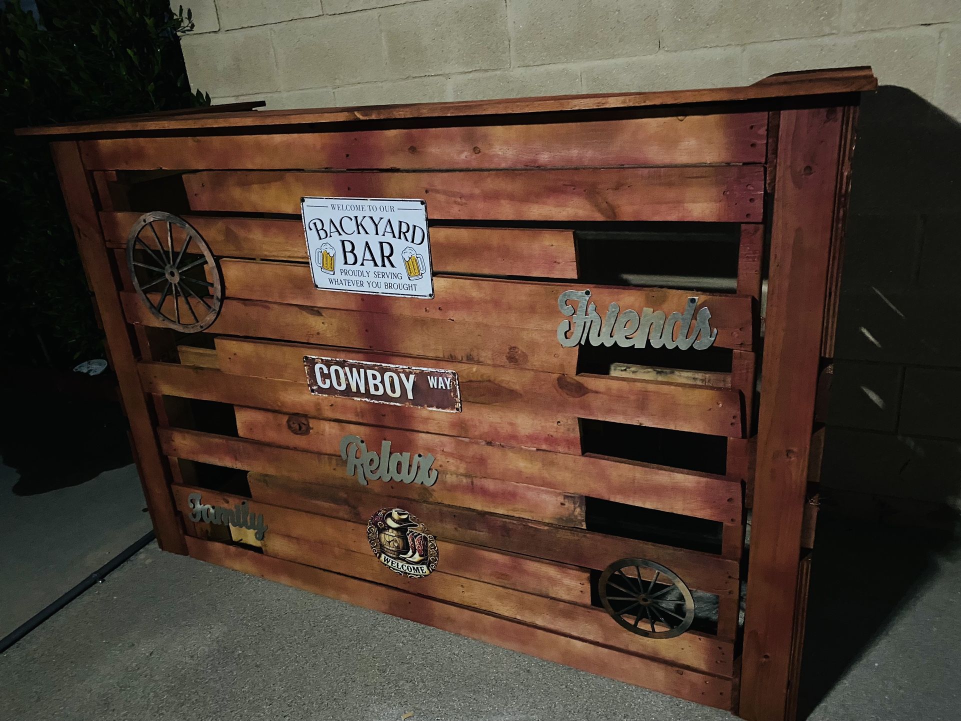 Bar pallet Homemade