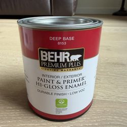 Behr Paint And Primer Hi-Gloss Enamel 