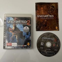 NEW UNCHARTED 2 AMONG THIEVES SONY PS3

DISC