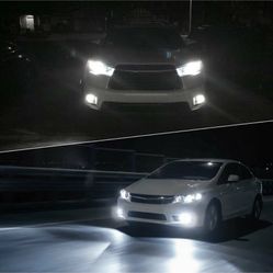 Bright Led Bulb Upgrade 6000k With Warranty Luces 9005 H11  H7, H1,Hb4