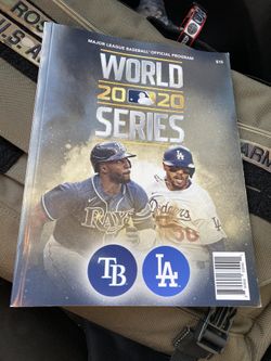 World Series 2020 Program Dodgers Rays