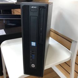 HP Z240 SFF workstation Xeon V6 16GB RAM 2 hard drives (512GB SSD & 1TB HDD)