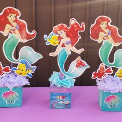 The Little Mermaid Center Pieces