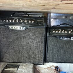 Used Line 6 Spider IV 75W & III 15 1X8 15W Guitar Combo Amp 