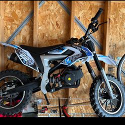 MotoTec Kids Gas Dirt Bike 50cc 