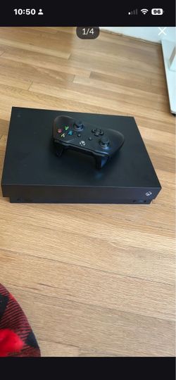 Xbox one x with controller