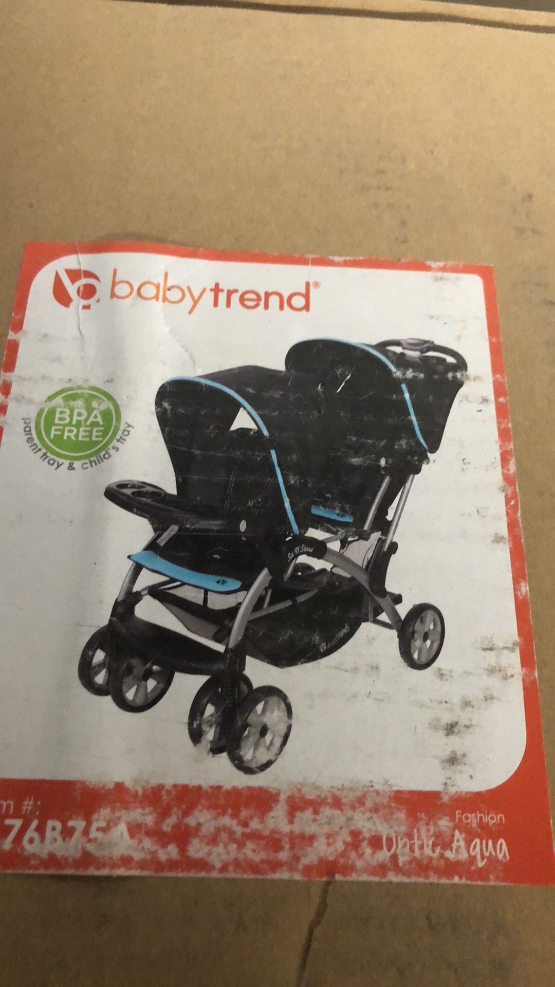 New in the box double stroller