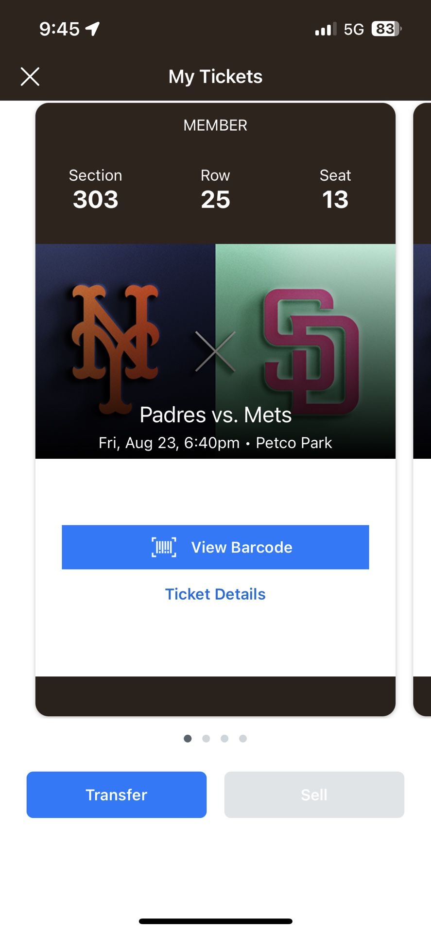 San Diego Padres vs New York Mets Tickets - 8/23/2024