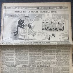 New York American November 4, 1934 -collectible Vintage Newspaper
