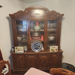 Wooden China Cabinet