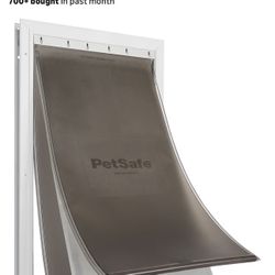 Dog Door - In Wall - PetSafe Extreme Weather Aluminum Pet Door - Energy-Saving Thermal Barrier Pet Flap with Slide-in Door Locking & Secure Flap Cover
