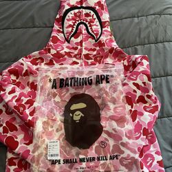 Pink Bape Hoodie