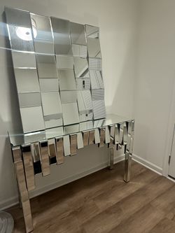 Mirrored Console Table 
