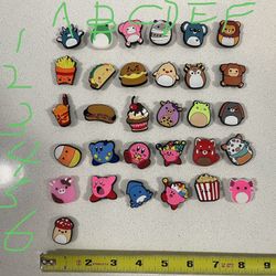 Jibbitz Charms For Crocs Shoes - Food, Anime, Squishmallow, Kirby