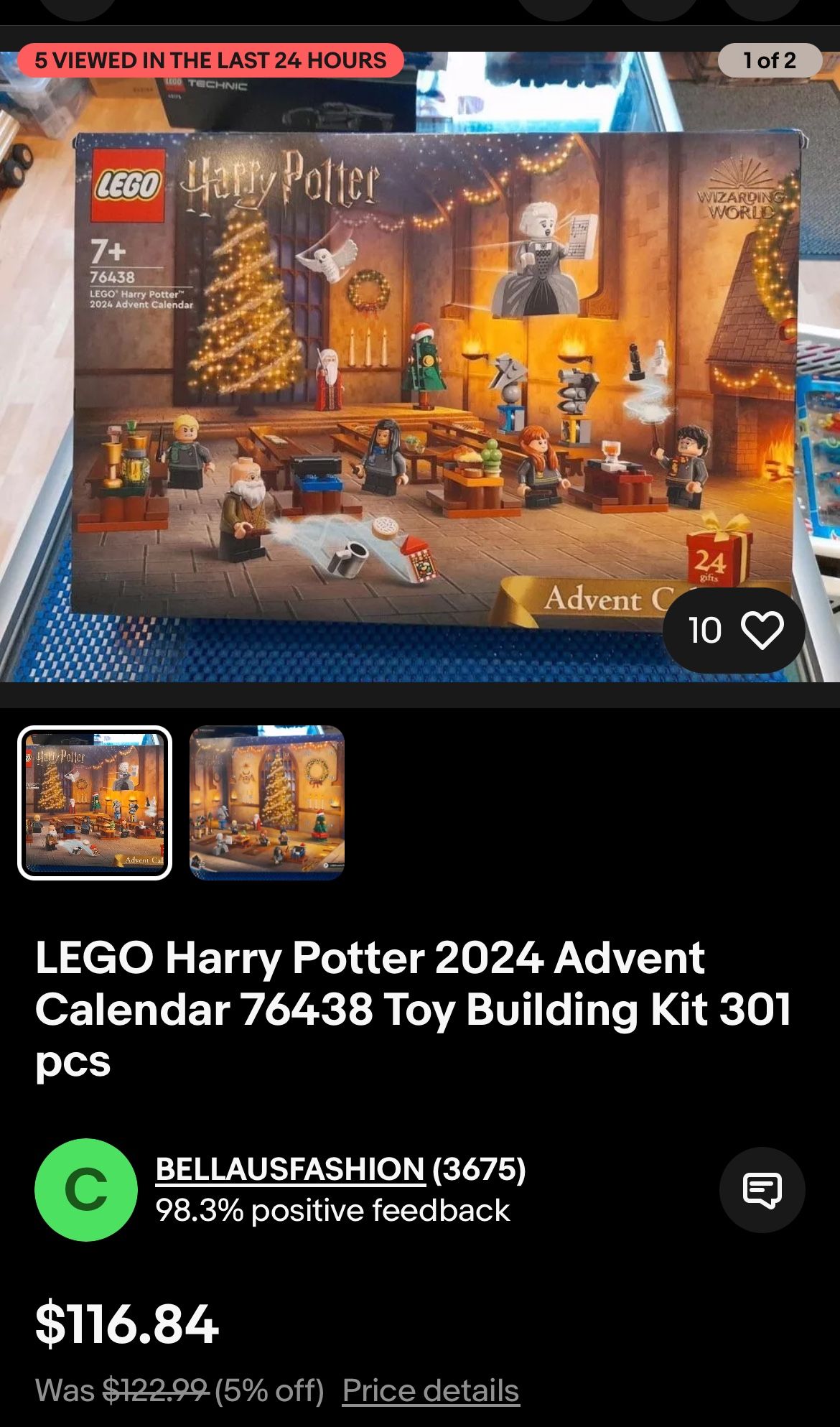 Lego Harry Potter Advent Calendar 2024