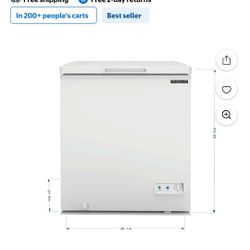 5 CU FT Frigidaire Chest Freezer