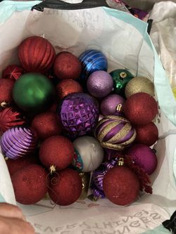 Bag Of Christmas Ornaments
