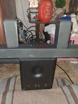 New out of box vizio surround sound system